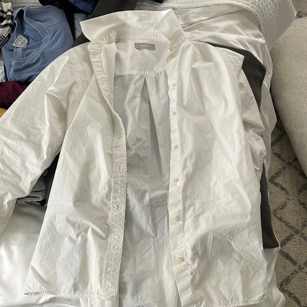 Everlane White Button Down
